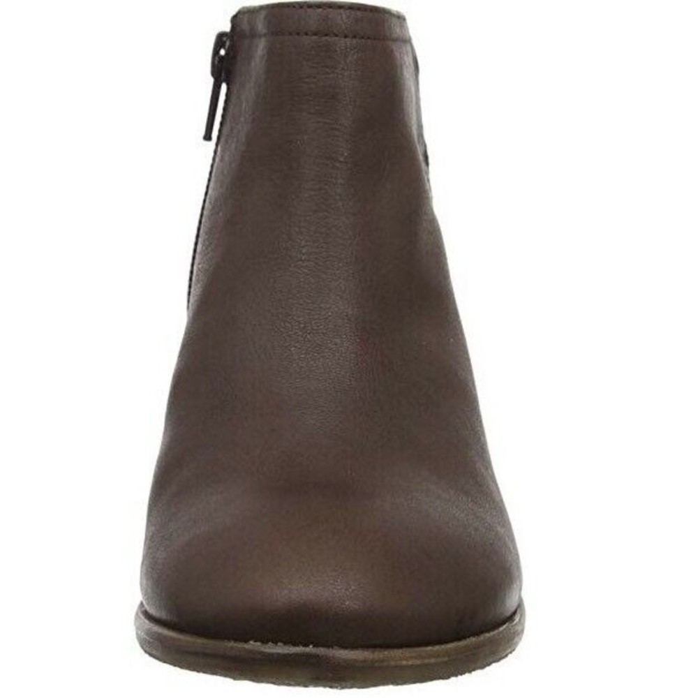 New Fatface Women Leather Brown Chelsea Boots size 10 Eu 41chunky mid heel - Picture 3 of 6